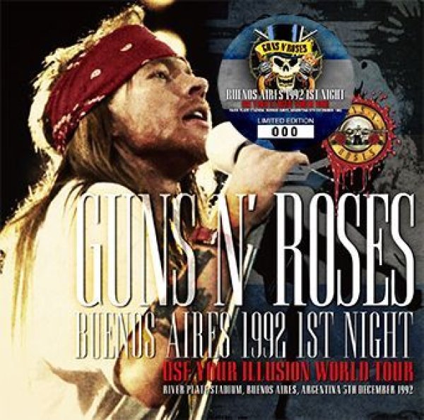 Photo1: GUNS N' ROSES - BUENOS AIRES 1992 1ST NIGHT 2CD [ZODIAC 235] ★★★STOCK ITEM / HOT SPRING SALE★★★ (1)