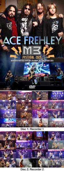 Photo1: ACE FREHLEY - M3 FESTIVAL 2025 2DVDR [Shades 2349] (1)