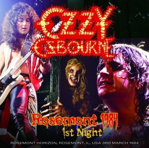 Photo1: OZZY OSBOURNE - ROSEMONT 1984 1ST NIGHT CDR [Shades 2351] (1)