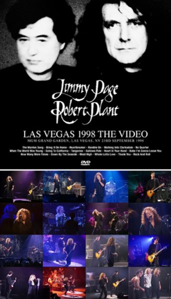 Photo2: JIMMY PAGE & ROBERT PLANT - LAS VEGAS 1998: SOUNDBOARD MASTER 2CD plus Bonus DVDR "LAS VEGAS 1998 THE VIDEO [Wardour-672] (2)