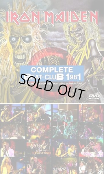 Photo2: IRON MAIDEN - DEFINITIVE NIJMEGEN 1981 CD with New Artworks plus Bonus DVDR "COMPLETE BEAT-CLUB 1981"* [ZODIAC 756]   ★★★STOCK ITEM / HOT WINTER SALE★★★ (2)