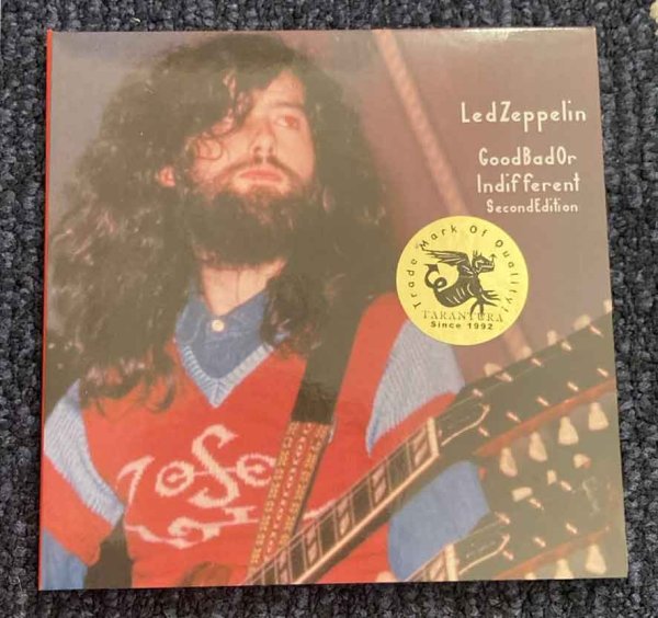 Photo1: LED ZEPPELIN - GOOD BAD OR INDIFFERENT 2CD Round seal! Very Rare!!! 2nd Edition [TARANTURA] ★★★STOCK ITEM / OUT OF PRINT / VERY RARE★★★ (1)