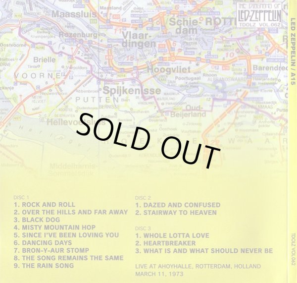 Photo2: LED ZEPPELIN -  A 15 3CD [TDOLZ] ★★★STOCK ITEM / OUT OF PRINT★★★ (2)