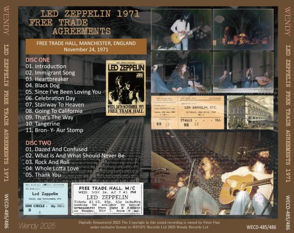 Photo2: LED ZEPPELIN - 1971 FREE TRADE AGREEMENTS 2CD [WENDY] (2)