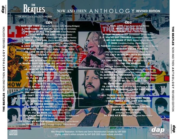Photo2: THE BEATLES - NOW AND THEN ANTHOLOGY REVISED EDITION =THE BEATLES AI COLLECTION 2025 2CD [DAP]  (2)