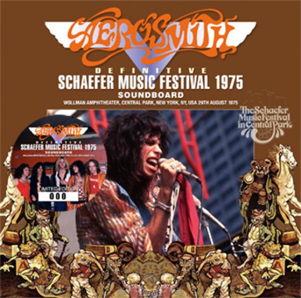Photo1: AEROSMITH - DEFINITIVE SCHAEFER MUSIC FESTIVAL 1975 SOUNDBOARD CD [ZODIAC 754] (1)