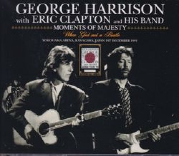 Photo1: GEORGE HARRISON WITH ERIC CLAPTON AND HIS BAND - MOMENTS OF MAJESTY 4CD [Tricone 041-042-043-044] ★★★STOCK ITEM / OUT OF PRINT / HOT SPRING SALE★★★ (1)