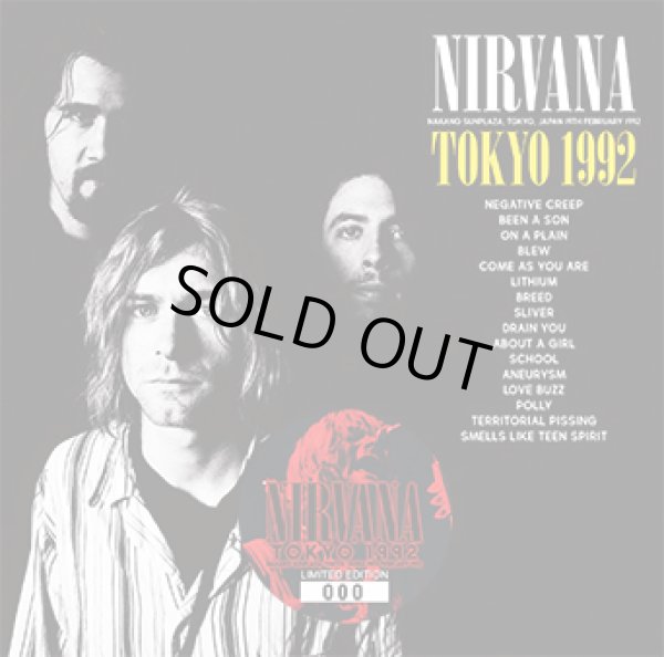 Photo1:   NIRVANA - TOKYO 1992 CD [ZODIAC 179] ★★★STOCK ITEM / OUT OF PRINT / HOT SPING SALE★★★ (1)