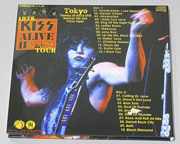 Photo2: KISS - HEARTBREAKER FROM HELL 2CD Mr. PEACH 1st EDITION [TARANTURA] ★★★STOCK ITEM / OUT OF PRINT / VERY RARE★★★ (2)