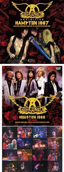 Photo1: AEROSMITH - DEFINITIVE HAMPTON 1987 CD plus Bonus DVDR "HOUSTON 1988 THE VIDEO" [ZODIAC 594] (1)