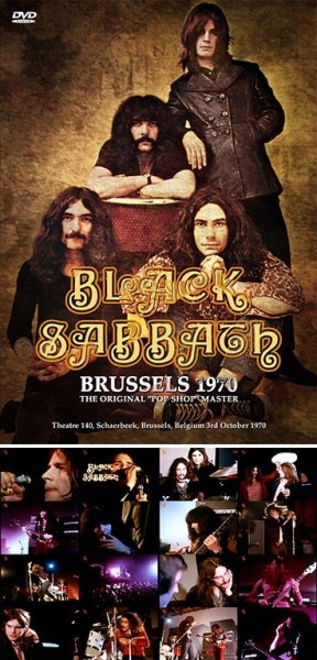 Photo1:  BLACK SABBATH - BRUSSELS 1970: ORIGINAL "POP SHOP" MASTER DVD+CD [ZODIAC 346] (1)