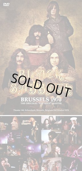Photo1:  BLACK SABBATH - BRUSSELS 1970: ORIGINAL "POP SHOP" MASTER DVD+CD [ZODIAC 346] ★★★STOCK ITEM / HOT WINTER SALE★★★ (1)