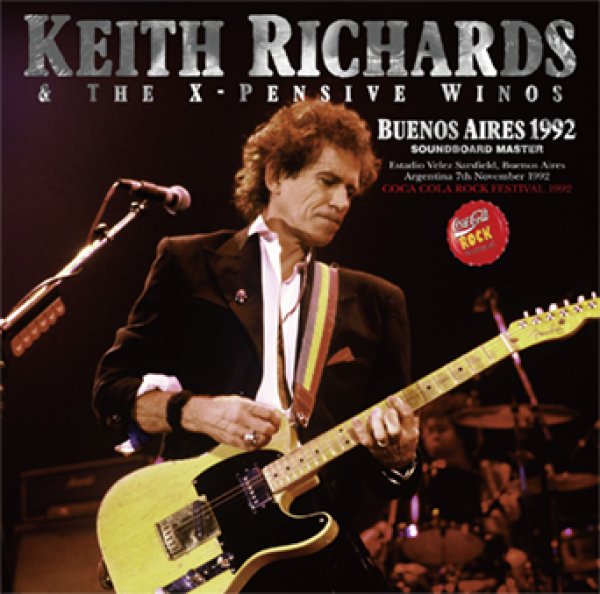 Photo1: KEITH RICHARDS AND THE X‐PENSIVE WINOS - BUENOS AIRES 1992 SOUNDBOARD MASTER 2CD (1)