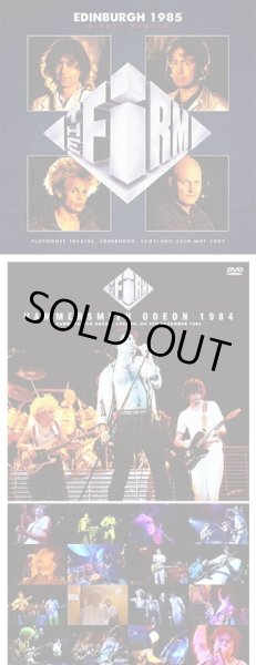 Photo1: THE FIRM - EDINBURGH 1985: DIRECT MASTER 2CD *2nd Press plus Bonus DVDR "HAMMERSMITH ODEON 1984" [Wardour-154] ★★★STOCK ITEM / HOT WINTER SALE★★★ (1)