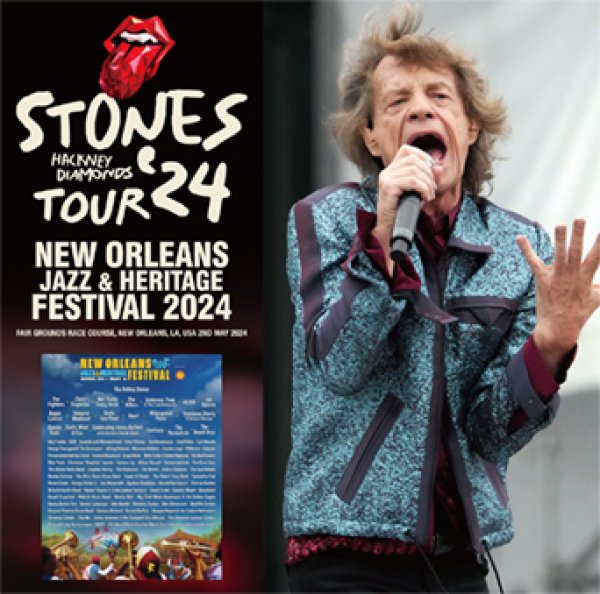 Photo1: THE ROLLING STONES - NEW ORLEANS JAZZ & HERITAGE FESTIVAL 2024 2CD (1)