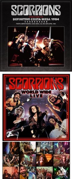 Photo1: SCORPIONS - DEFINITIVE COSTA MESA 1984: SOUNDBOARD 2CD plus Bonus DVDR "WORLD WIDE LIVE" [ZODIAC 629] (1)