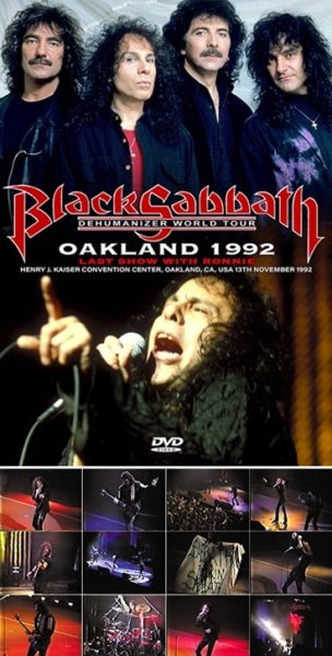 Photo1: BLACK SABBATH - OAKLAND 1992 LAST SHOW WITH RONNIE DVDR [Shades 2358] (1)