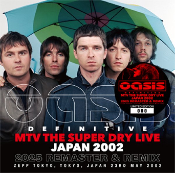 Photo1: OASIS - DEFINITIVE MTV THE SUPER DRY LIVE JAPAN 2002: 2025 REMASTER & REMIX CD [Wardour-676] (1)