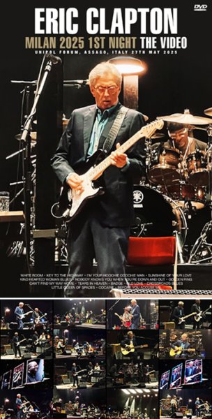 Photo1: ERIC CLAPTON - MILAN 2025 1ST NIGHT: THE VIDEO DVDR [Uxbridge 2515] (1)