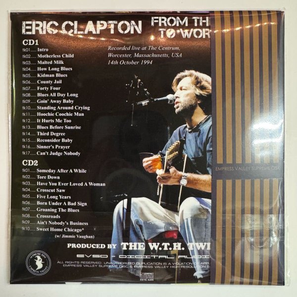 Photo3: ERIC CLAPTON - FROM THE CRADLE TO WORCHESTER 2CD [EMPRESS VALLEY]  Pro Use Only!!! (3)