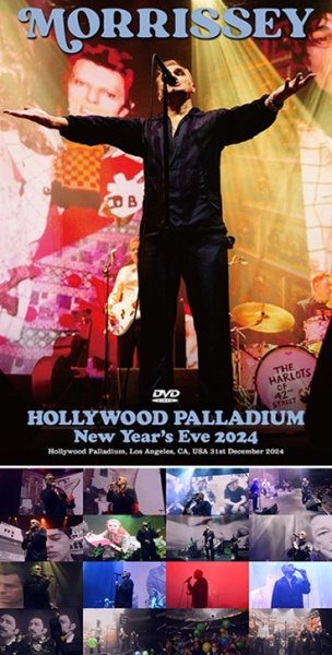 Photo1: MORRISSEY - HOLLYWOOD PALLADIUM NEW YEAR'S EVE 2024 DVDR [Uxbridge 2512] (1)