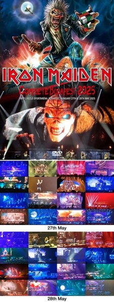 Photo1: IRON MAIDEN - COMPLETE BUDAPEST 2025 2DVDR [Shades 2364] (1)