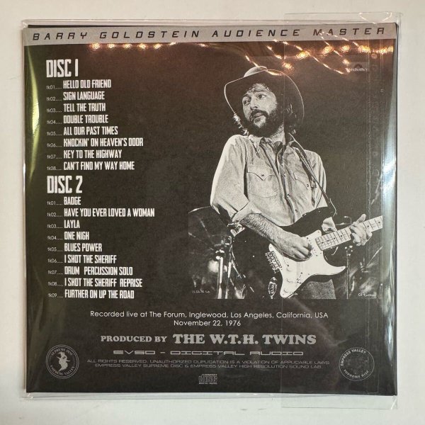 Photo2: ERIC CLAPTON - COWBOY IN THE FORUM Revisited 2CD+Badge [EMPRESS VALLEY] (2)