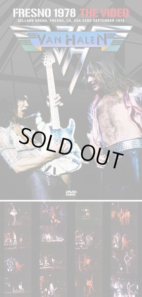 Photo1: VAN HALEN - FRESNO 1978: THE VIDEO DVDR [Shades 1146] ★★★STOCK ITEM / HOT SPRING SALE★★★  (1)