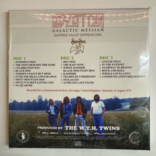 Photo4: LED ZEPPELIN - GALACTIC MESSIAH 3CD + BONUS CD BOX SET [EMPRESS VALLEY] ★★★STOCK ITEM / OUT OF PRINT / VERY RARE★★★ (4)