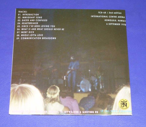 Photo2: LED ZEPPELIN - THE BOX OF TRICKS CD 2nd EDITION  [TARANTURA] ★★★STOCK ITEM / OUT OF PRINT / VERY RARE★★★ (2)