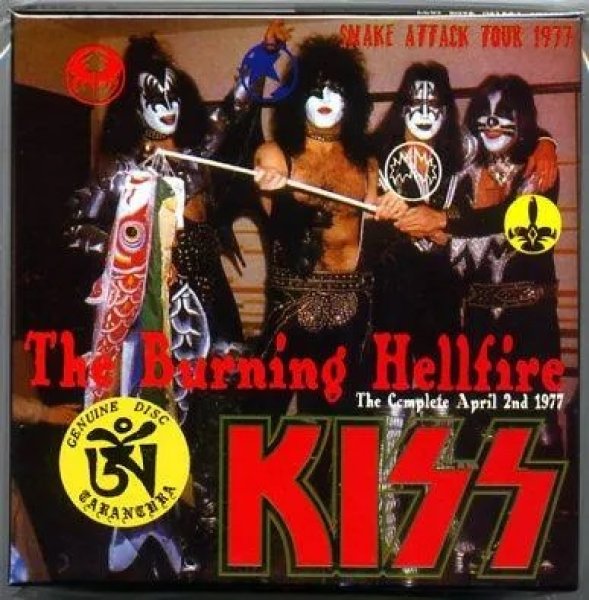 Photo1: KISS - THE BURNING HELLFIRE 7CD Mr. PEACH 1st EDITION [TARANTURA] ★★★STOCK ITEM / OUT OF PRINT / VERY RARE★★★ (1)