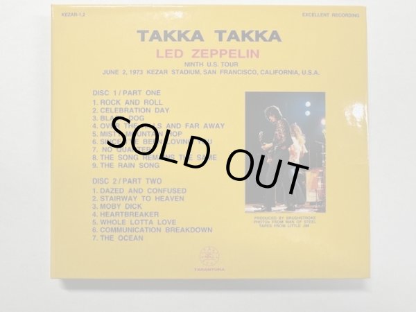 Photo2: LED ZEPPELIN - TAKKA TAKKA 2CD  [TARANTURA] ★★★STOCK ITEM / OUT OF PRINT / VERY RARE★★★ (2)