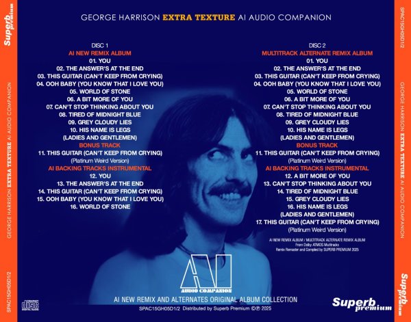 Photo2: GEORGE HARRISON - EXTRA TEXTURE : AI - AUDIO COMPANION 2CD [SUPERB PREMIUM] (2)