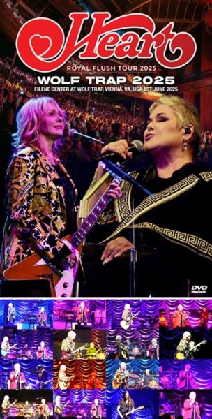 Photo1: HEART - WOLF TRAP 2025 DVDR [Shades 2367] (1)
