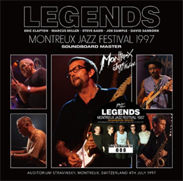 Photo1: LEGENDS - MONTREUX JAZZ FESTIVAL 1997 SOUNDBOARD MASTER 2CD ERIC CLAPTON [Beano-307] (1)