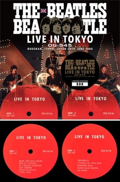 Photo1: THE BEATLES - LIVE IN TOKYO OG-545 CD (1)