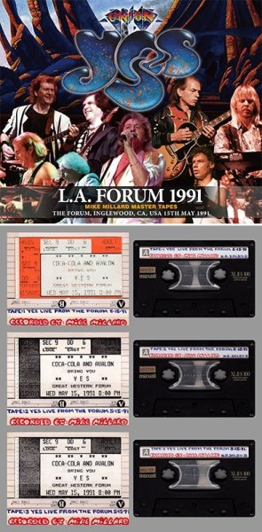 Photo1: YES - L.A. FORUM 1991: MIKE MILLARD MASTER TAPES 3CD [Virtuoso 497/498/499] (1)