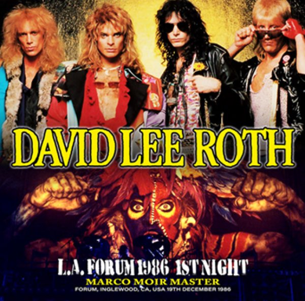 Photo1: DAVID LEE ROTH - L.A. FORUM 1986 1ST NIGHT: MARCO MOIR MASTER 2CDR [Shades 2378] (1)