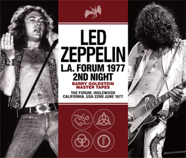 Photo1: LED ZEPPELIN - L.A. FORUM 1977 2ND NIGHT: BARRY GOLDSTEIN MASTER TAPES 3CD (1)