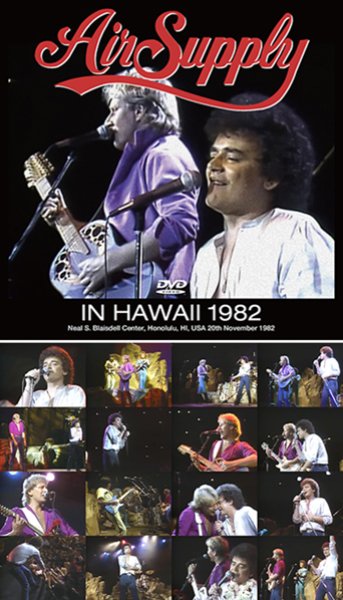 Photo1: AIR SUPPLY - IN HAWAII 1982 DVDR [Uxbridge 2514] (1)