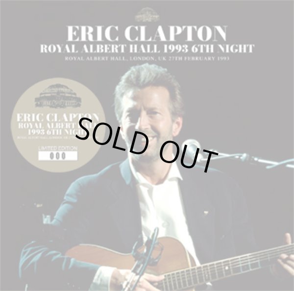 Photo1: ERIC CLAPTON - ROYAL ALBERT HALL 1993 6TH NIGHT 2CD [Beano-309] ★★★STOCK ITEM / HOT WINTER SALE★★★ (1)