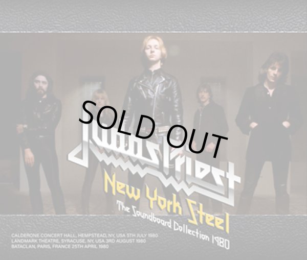 Photo1: JUDAS PRIEST - NEW YORK STEEL: The Soundboard Collection 1980 3CDR [Shades 2375] ★★★STOCK ITEM / SPECIAL PRICE★★★ (1)