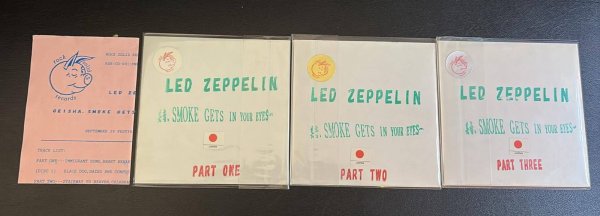 Photo3: LED ZEPPELIN - GEISHA - SMOKE GETS IN YOUR EYES 3CD [ROCK SOLID / TARANTURA] ★★★STOCK ITEM / OUT OF PRINT / VERY RARE★★★ (3)