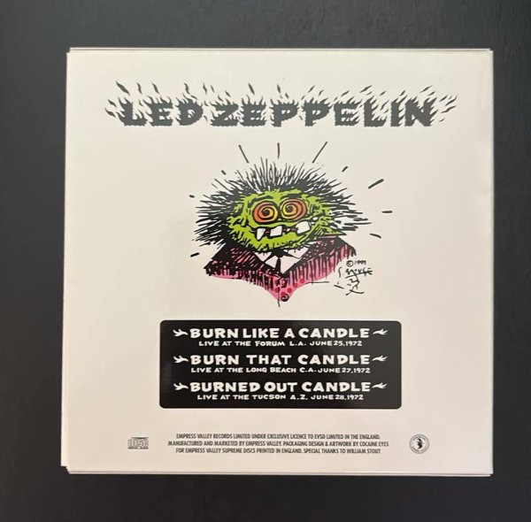 Photo2: LED ZEPPELIN - BURN LIKE A CANDLE 11CD BOX SET [EMPRESS VALLEY] ★★★STOCK ITEM / OUT OF PRINT / VERY RARE★★★ (2)