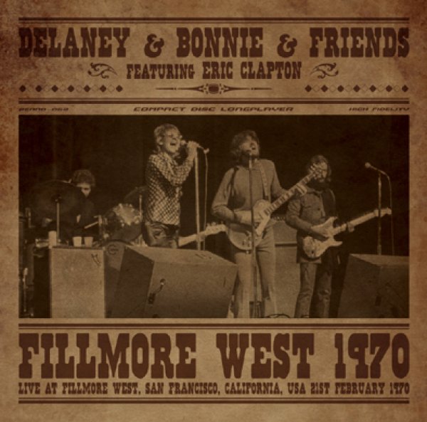Photo1: DELANEY & BONNIE & FRIENDS Featuring ERIC CLAPTON - FILLMORE WEST 1970 2CD [Beano-062] (1)