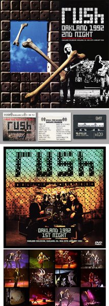 Photo2:  RUSH - OAKLAND 1992 2ND NIGHT: THE ORIGINAL DAT MASTER 2CD + Ltd Bonus DVDR "OAKLAND 1992 1ST NIGHT" [Cygnus 021/022]  (2)