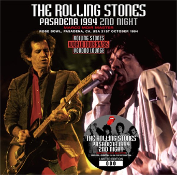 Photo1: THE ROLLING STONES - PASADENA 1994 2ND NIGHT: MARCO MOIR MASTER 2CD (1)