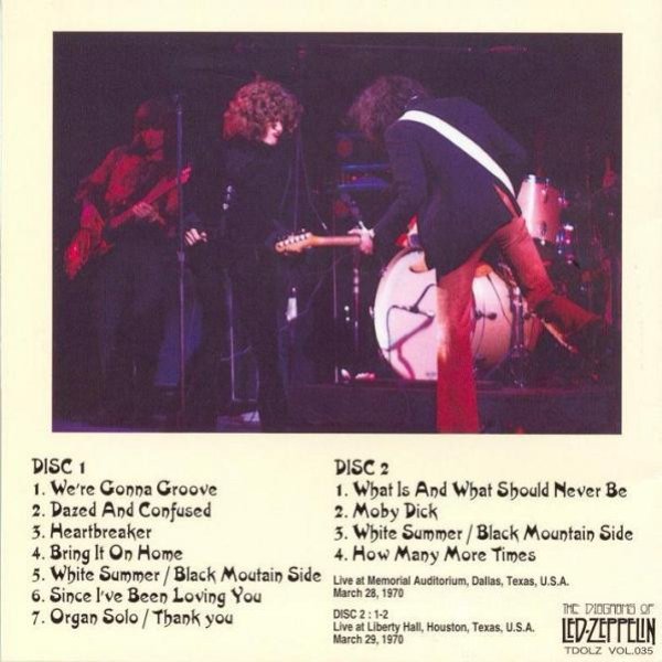 Photo2: LED ZEPPELIN - TEXAS, TWO STEPS 2CD [TDOLZ] ★★★STOCK ITEM / OUT OF PRINT★★★ (2)