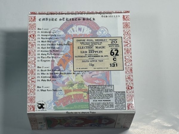 Photo2: LED ZEPPELIN - EMPIRE STRIKES BACK 3CD BOX W/ T-SHIRT LIMITED 150 COPIES ONLY! [TARANTURA] ★★★STOCK ITEM / OUT OF PRINT / VERY RARE★★★ (2)