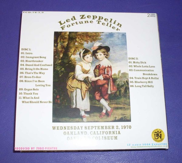 Photo2: LED ZEPPELIN - OUIJA - FORTUNE TELLER 2CD [TARANTURA] ★★★STOCK ITEM / OUT OF PRINT / VERY RARE★★★ (2)